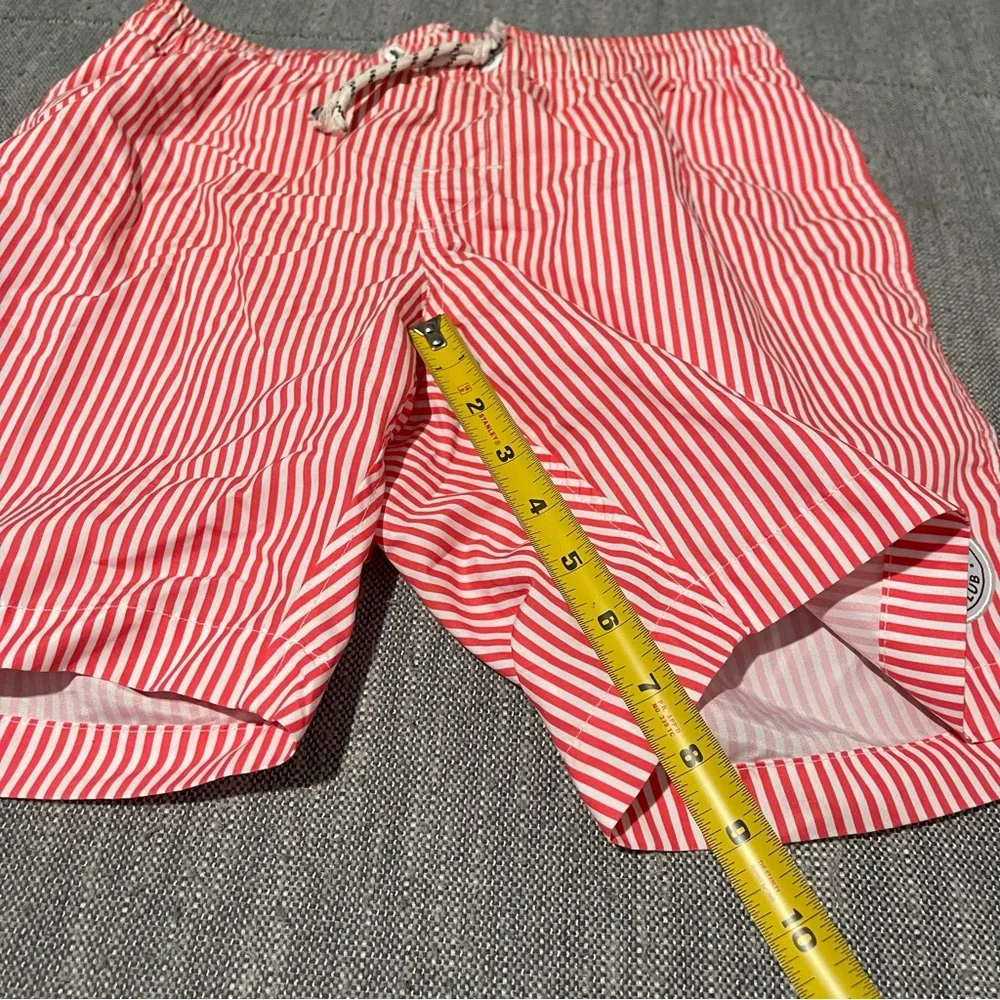 Men’s | Size Small Swim Trunks | Coral/white
